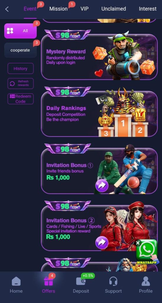 S98 Game