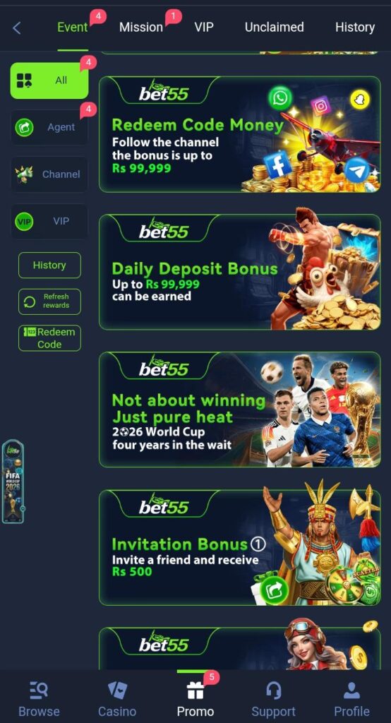 Bet55 Game
